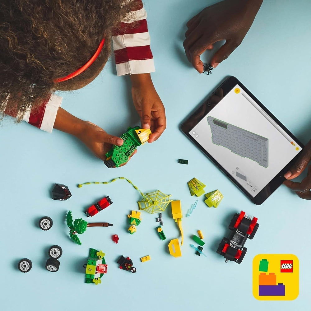 LEGO Marvel Action Fun With Spin And Electro In Their Dino Speedsters, Buildable Superhero Car For Boys And Girls From 4 Years, Hero Set With Toy Car, Spidey And His Super Friends 11198 Building Sets Beuche den LEGO-Store