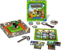 Ravensburger 24615 Minecraft Builders & Biomes Junior - 2-4 player co-op game for ages 5 and up