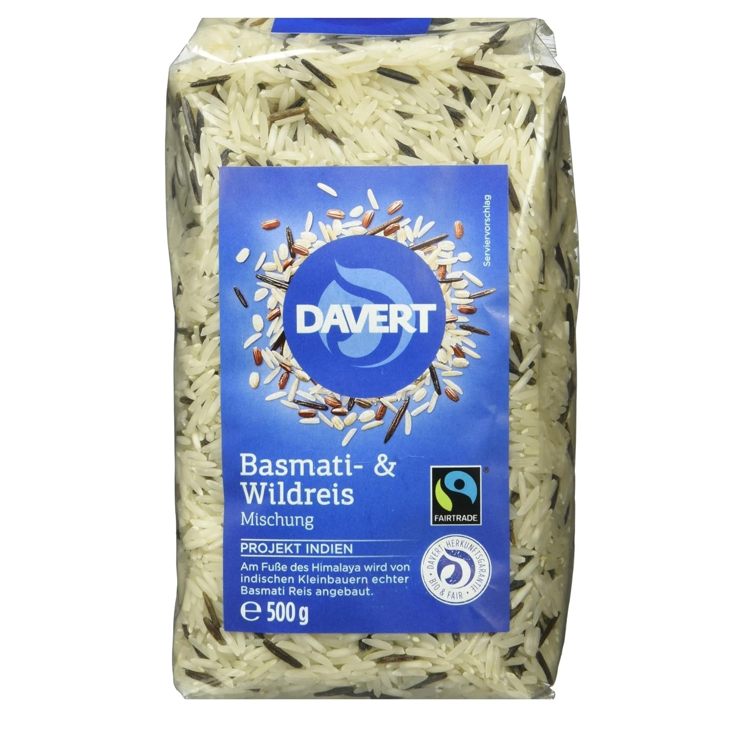 Davert Basmati and wild rice mix, organic, 500g