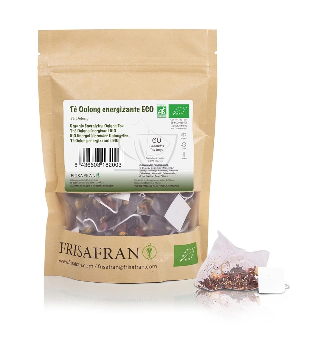 FRISAFRAN | Ceai verde organic Mint Gunpowder în piramide 30 unități | 60G | Antioxidant | Ceai verde japonez | Digestiv | Băutură răcoritoare | Infuzie de mentă | Ceai pur | Frunze de mentă | Cald-rece