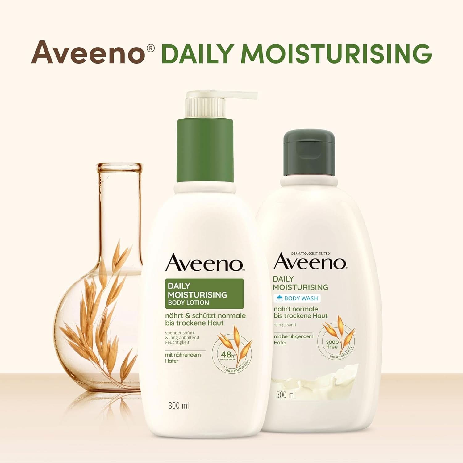 Aveeno Daily Moisturizing Body Lotion, 300 ml Cosmetics and Beauty Naty Shop