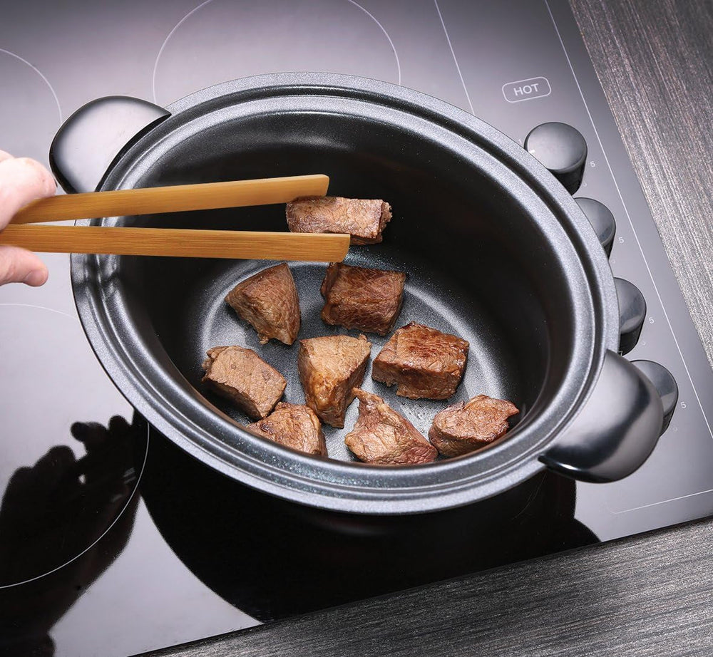 Russell Hobbs Slow Cooker, 3.5 Liter Non-Stick, Stainless Steel, 3 Temperature Settings and Keep Warm Function, 160W Slow Cooker Naty Shop