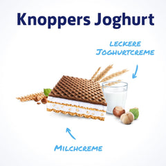 Yogurt – 4 x 200 g – Wafer slices filled with yogurt and nougat cream, hazelnuts and cocoa