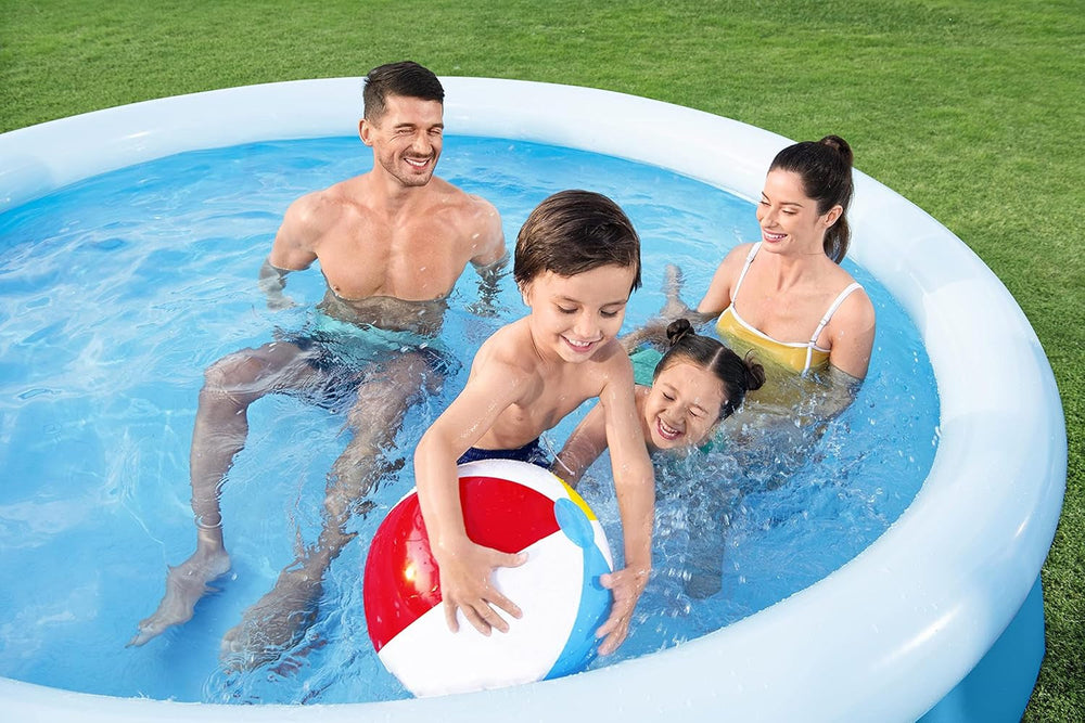 Piscină Bestway Fast Set, fără pompă, albastră, 366 x 76 cm, fără accesorii