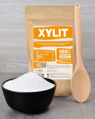Premium xylitol with 1:1 sweetening power compared to sugar, 1kg Sweeteners Naty Shop
