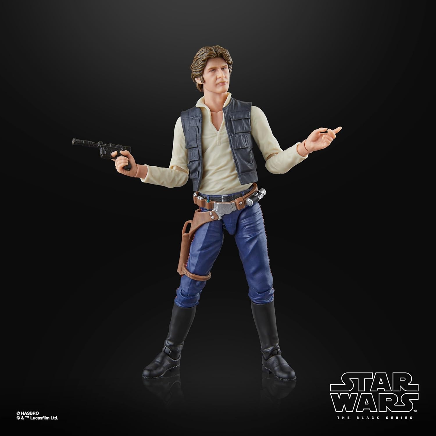 Star Wars The Black Series Han Solo, Star Wars: A Hope Premium Collectible Action Figure (15cm) Action figures Naty Shop