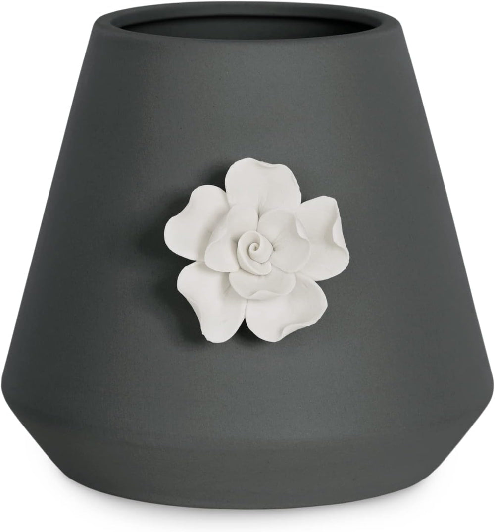 Ghiveci de flori ceramic AmeliaHome, ghiveci suspendat, decorativ Lokai verde mentă