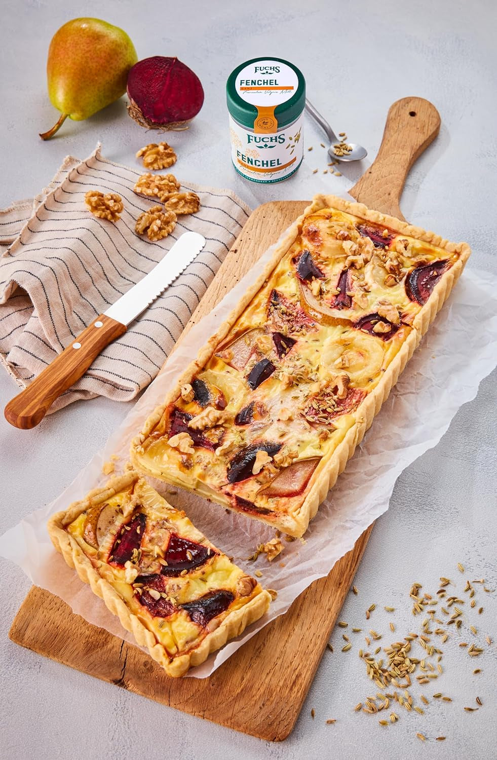 Fuchs Gewürze - Fennel ganz - sweet-würziges Aroma für Obstsalate, Oat-Meals oder Curries - natural ingredients - 45 g in wiederverwendbarer, recyclebarer Dose