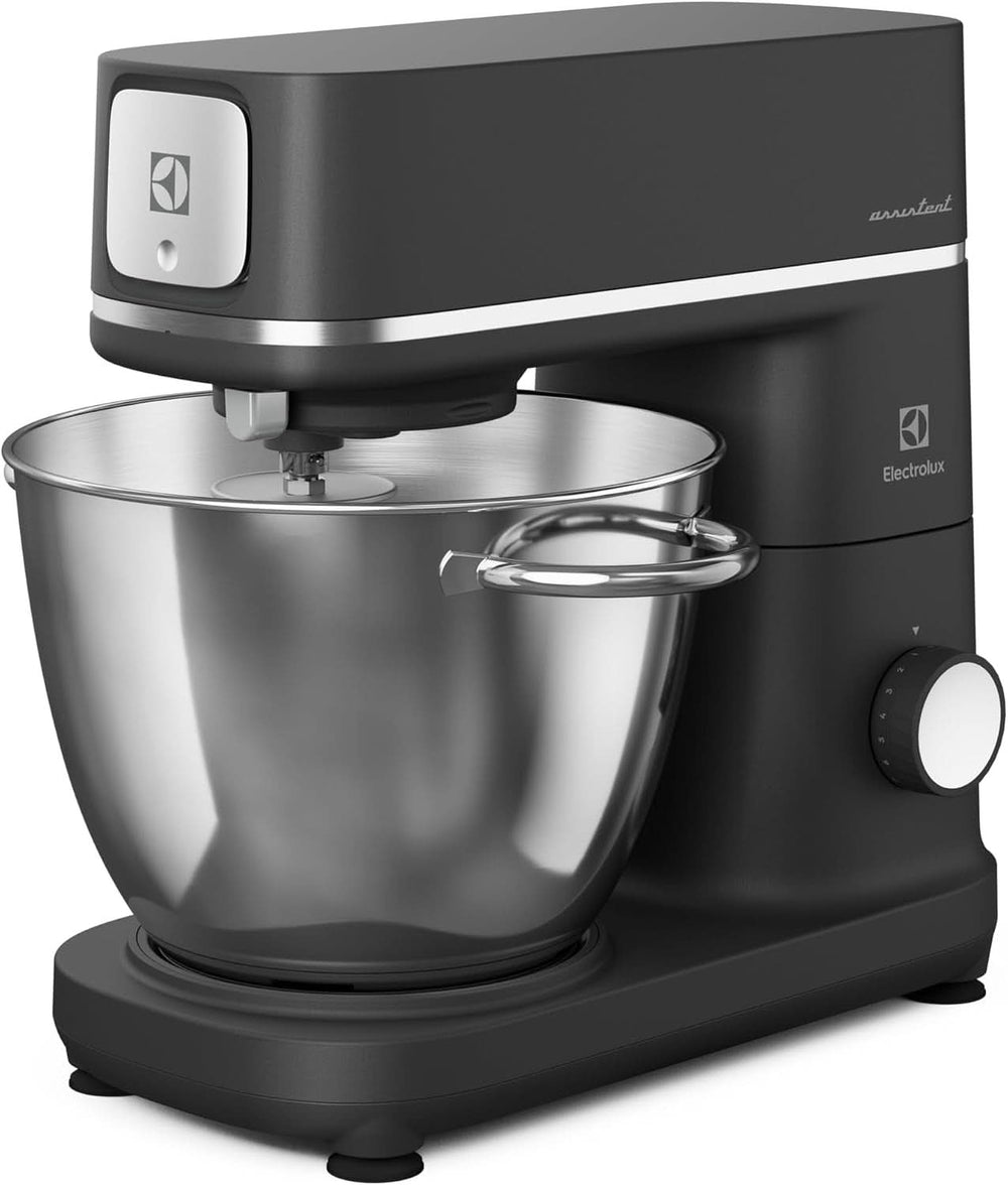 Food processor Electrolux Assistant EKM5570, 1200W, metal body, 10 speeds Naty Shop Black Pearl New Model