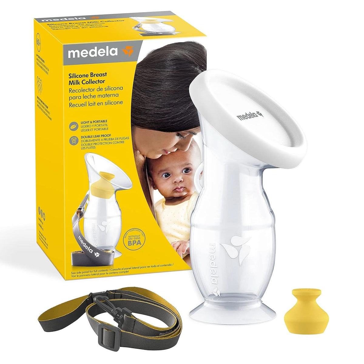 Medela Breast milk collector made of silicone Accessories Food and Breastfeeding Bebe Naty Shop Silikon Handmilchpumpe