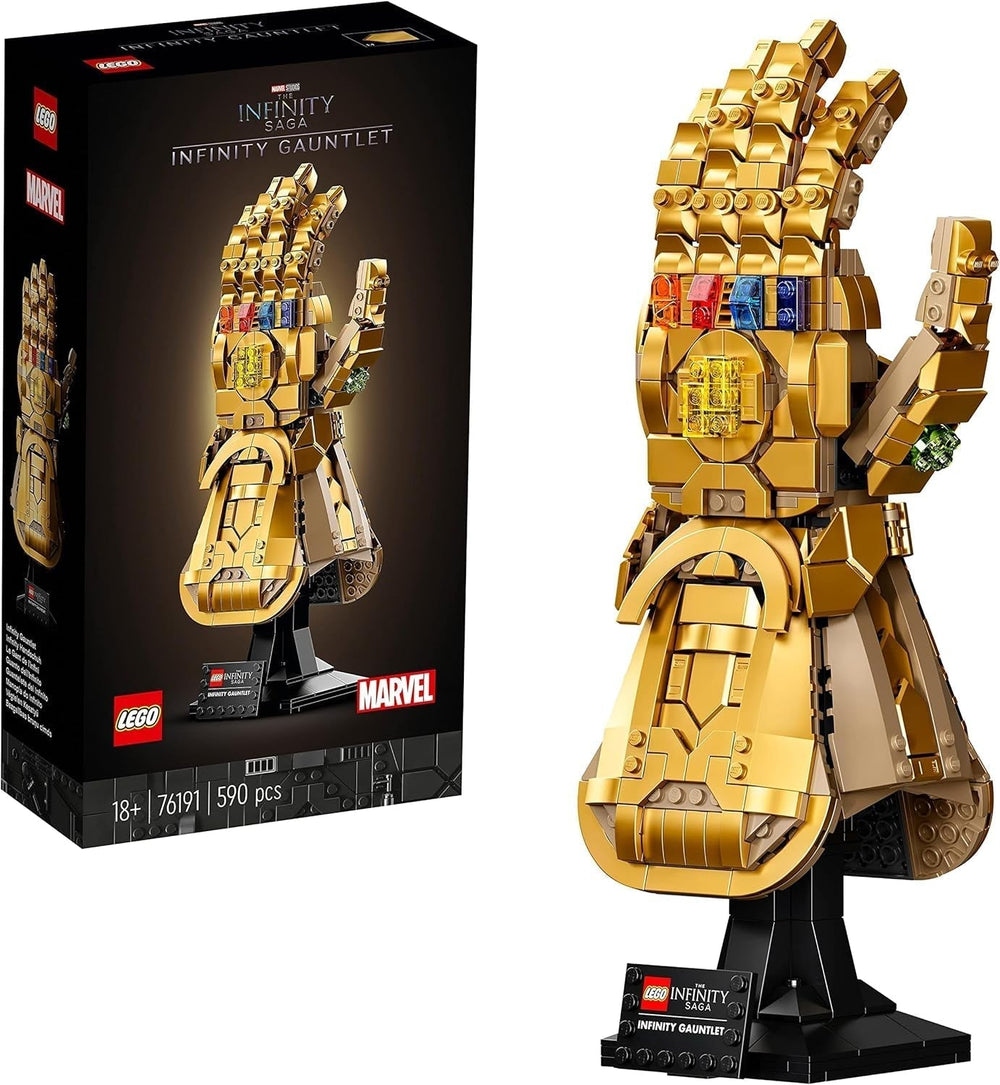 LEGO 76191 Marvel Super Heroes Infinity Glove Avengers Thanos Glove Model Building Set for Adults Fan Item Gift for Men Women Her Him Building Sets Besuche den LEGO-Store Single