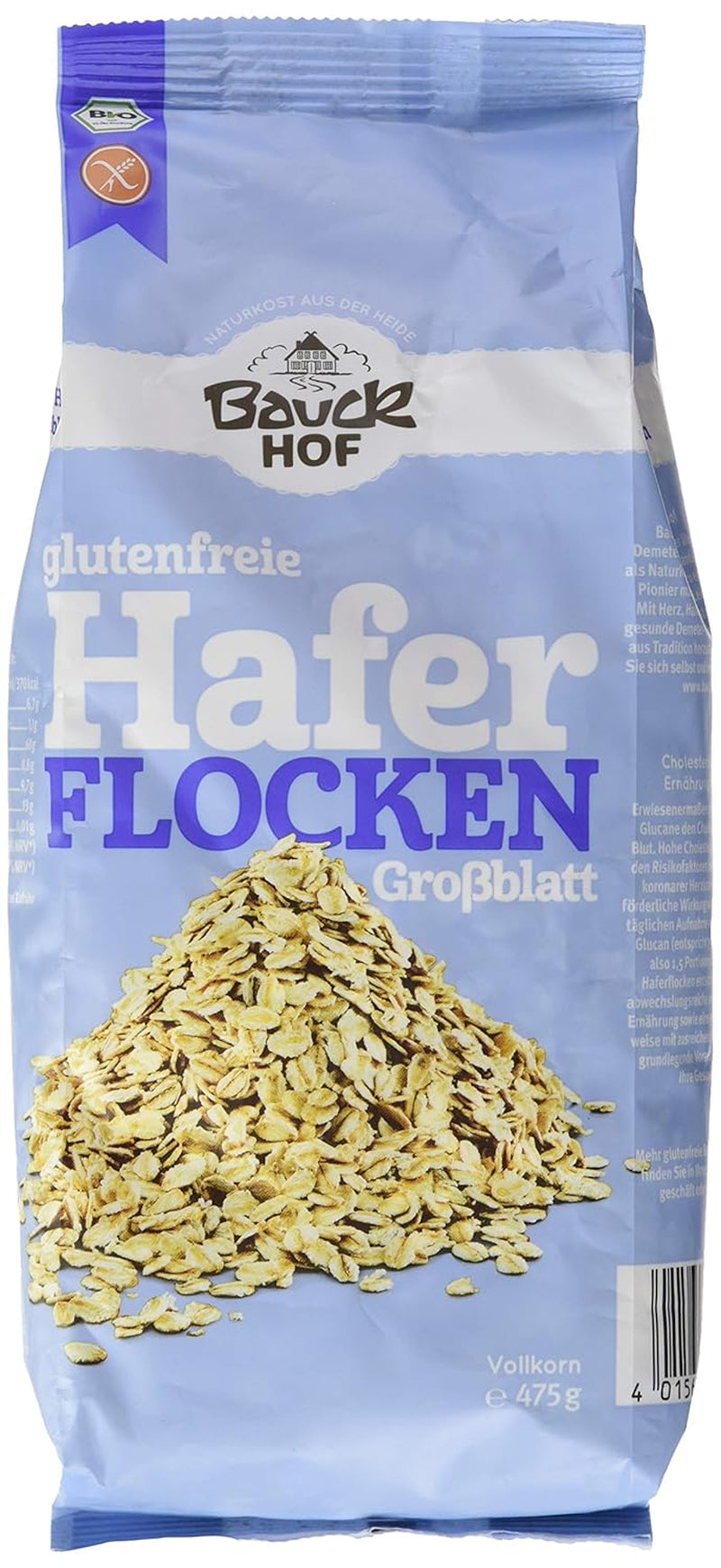 Organic hof oat flakes, 475 g