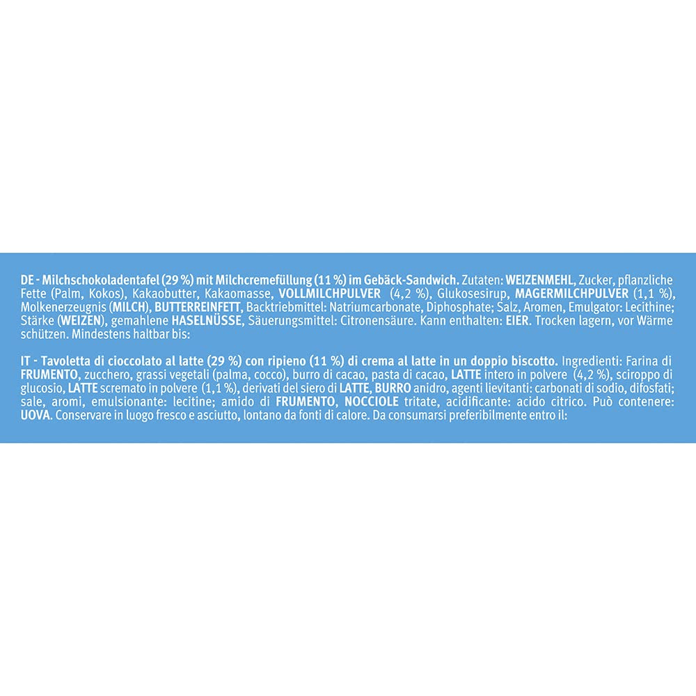PICK UP! minis Original + Choco&Milk (1 x 1.06 kg), mini snack bars with a crunchy milk chocolate tablet between two biscuits, packs of 100 portions
