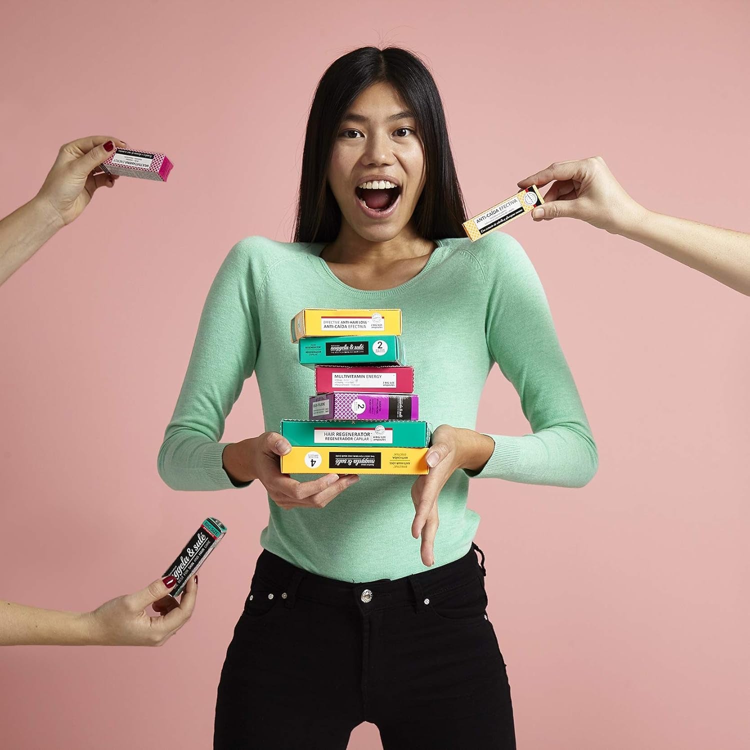 Nuggela & Sulé Hair conditioner ampoules, increases hair density and strength Nuggela hair care