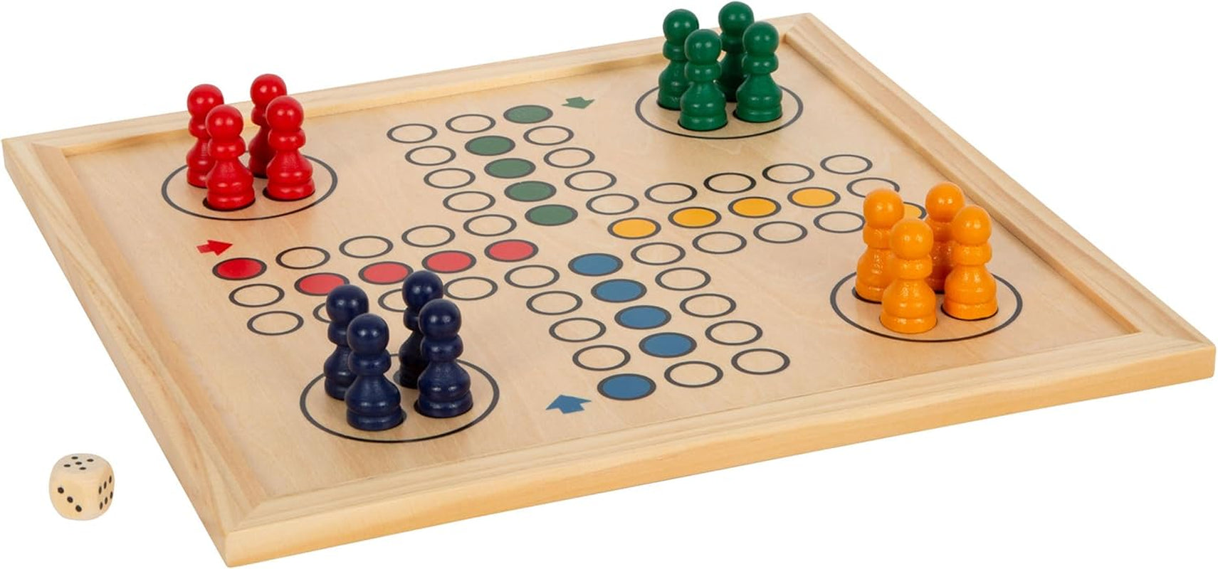 Small Foot Game Collection 7 Classic Wooden Board Games For The Whole Family For Kids Ages 6+ 12322