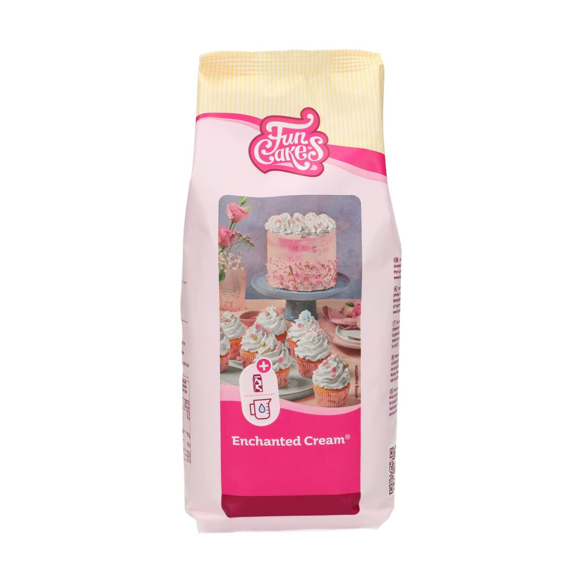 Funcakes Mix Für Enchanted Cream®: Einfach Zu Berübenende, Sehr Leichte Und Flauschige Schneeweiße Creme, Perfekt Zum Füllen Und Abdecken Von Kuchen Oder Als Belag Für Cupcakes, Halal., 900 G Mix for baking and cooking Naty Shop 900 G (1Er Pack) Vanille