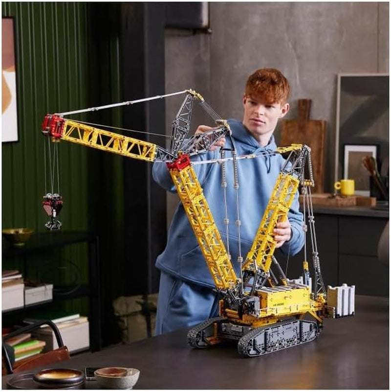LEGO Technic Liebherr LR 13000 Crawler Crane Set, Build the Best Remote Controlled Construction Vehicle Model with Control+ App, Crane with Winch System and Lifting Arm, Large Model Kit for Adults 42146 Besuche Den LEGO-Store Building Sets