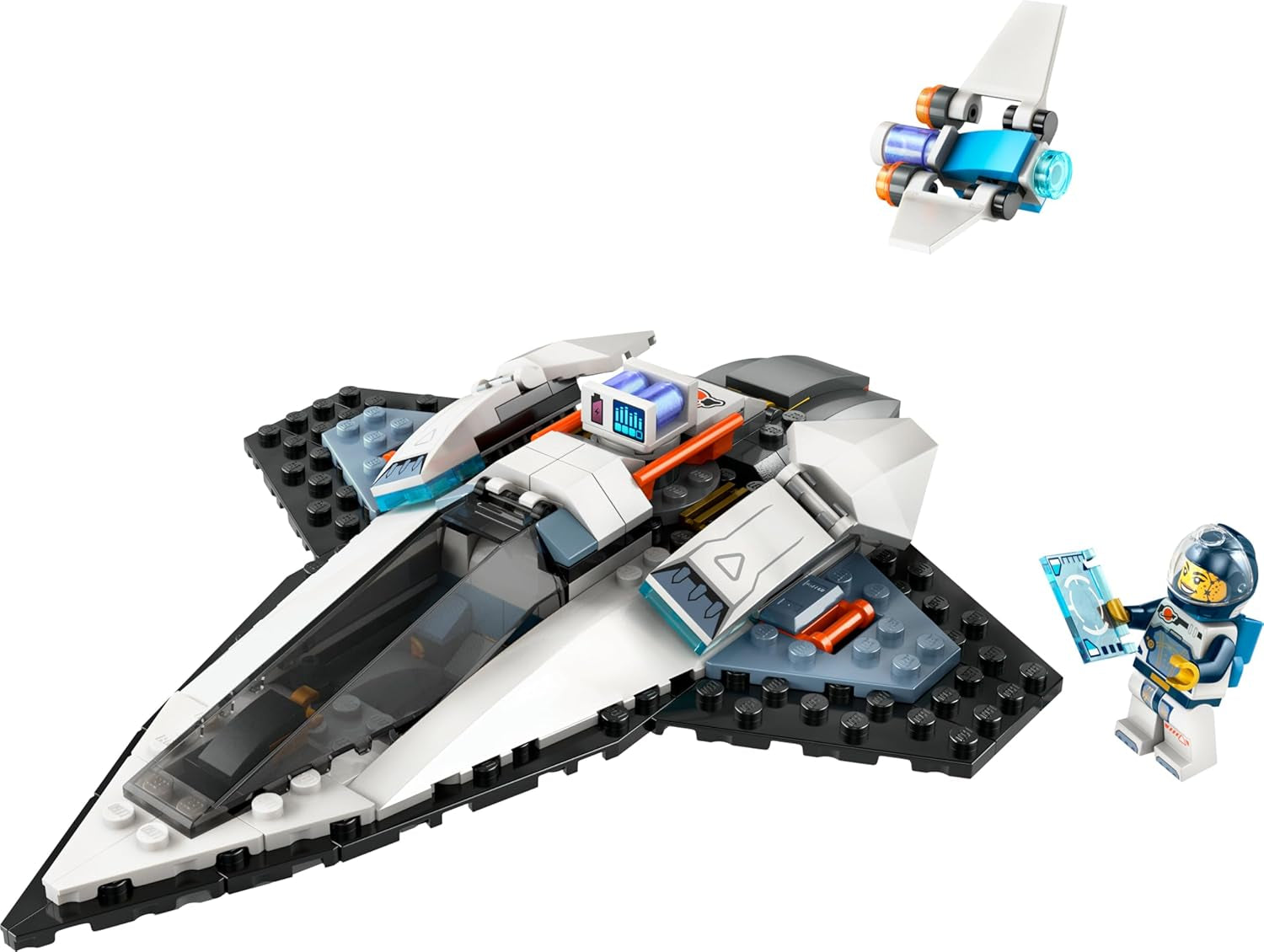 LEGO City Raumschiff, Weltraum-Spielzeug mit Space Shuttle für Kinder zum Baen, Jungen und Mädchen ab 6 Jahren, Set mit Astronaut-Figur 60430