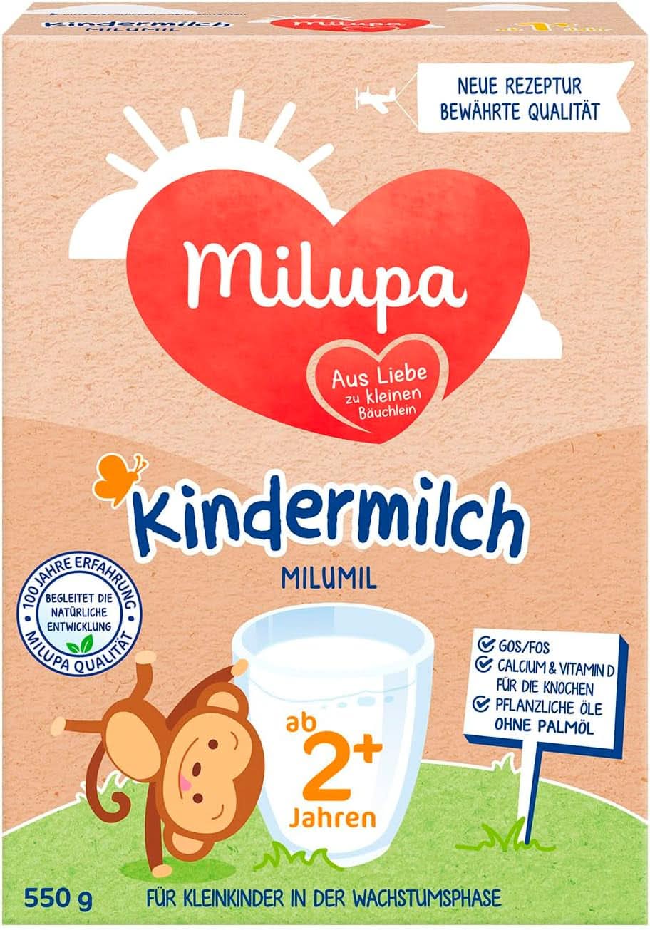 Milupa Lapte copii Milumil 1 plus - de la 1 an - pentru copii mici in faza de crestere - insoteste dezvoltarea naturala - 5 x 550 g pudra Mama si Copilul Naty Shop Milupa Milumil lapte pentru copii 2+ 550 grame