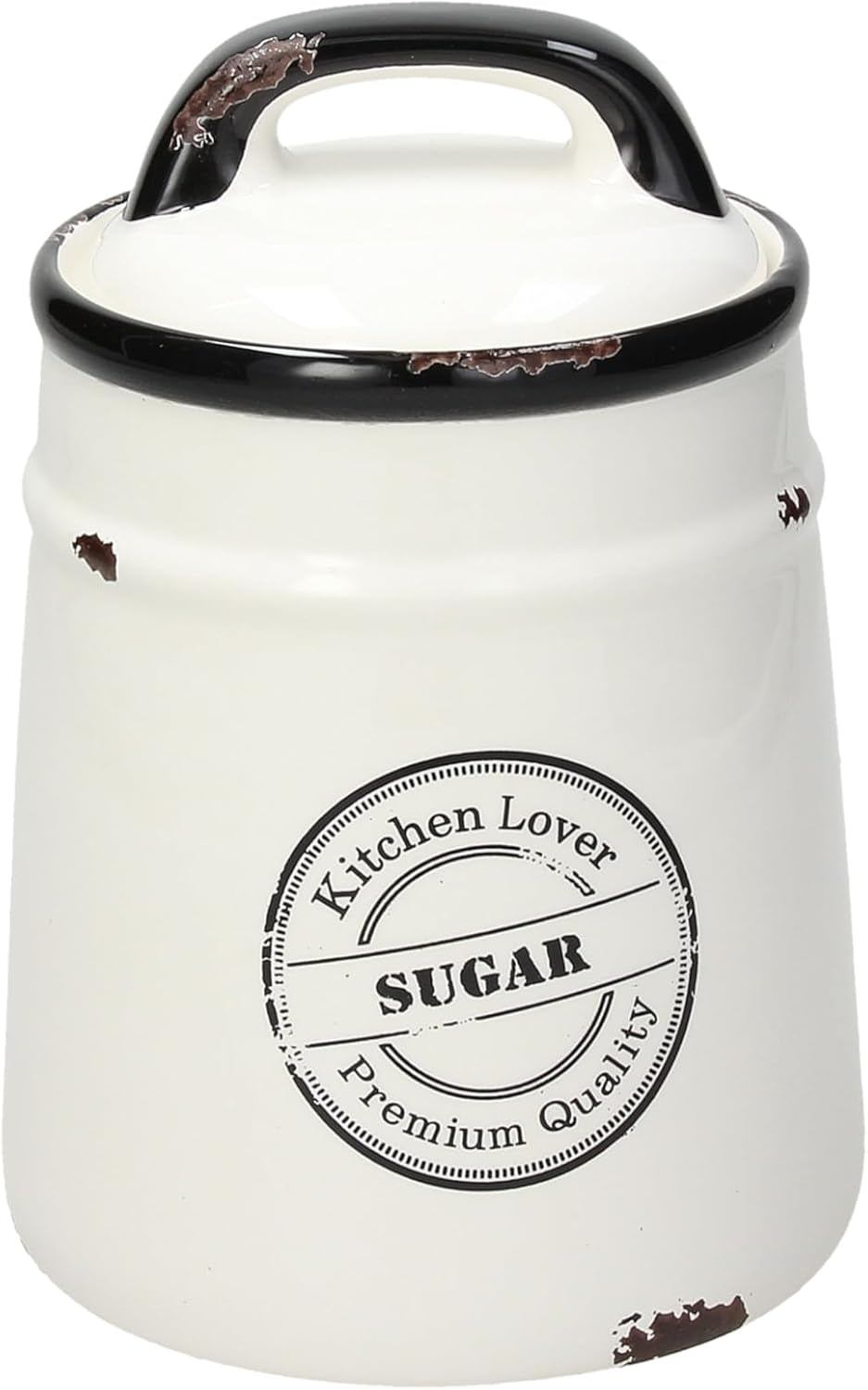 Zahărniță Urban Chic 850 cc, gresie, albă