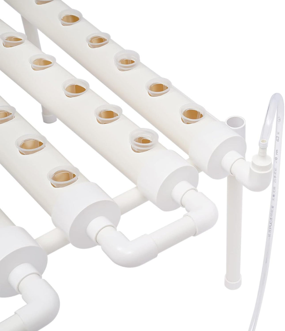 Hydroponische Systeme Grow Set Hydrokultur Plant Vegetable Hydroponic Pflanzen BewäSserung System Garten Kit Garden Tool Pflanze Sites Growing Hydroponics Hydroponisches Anzuchtsystem 54LöCher 6Rohr