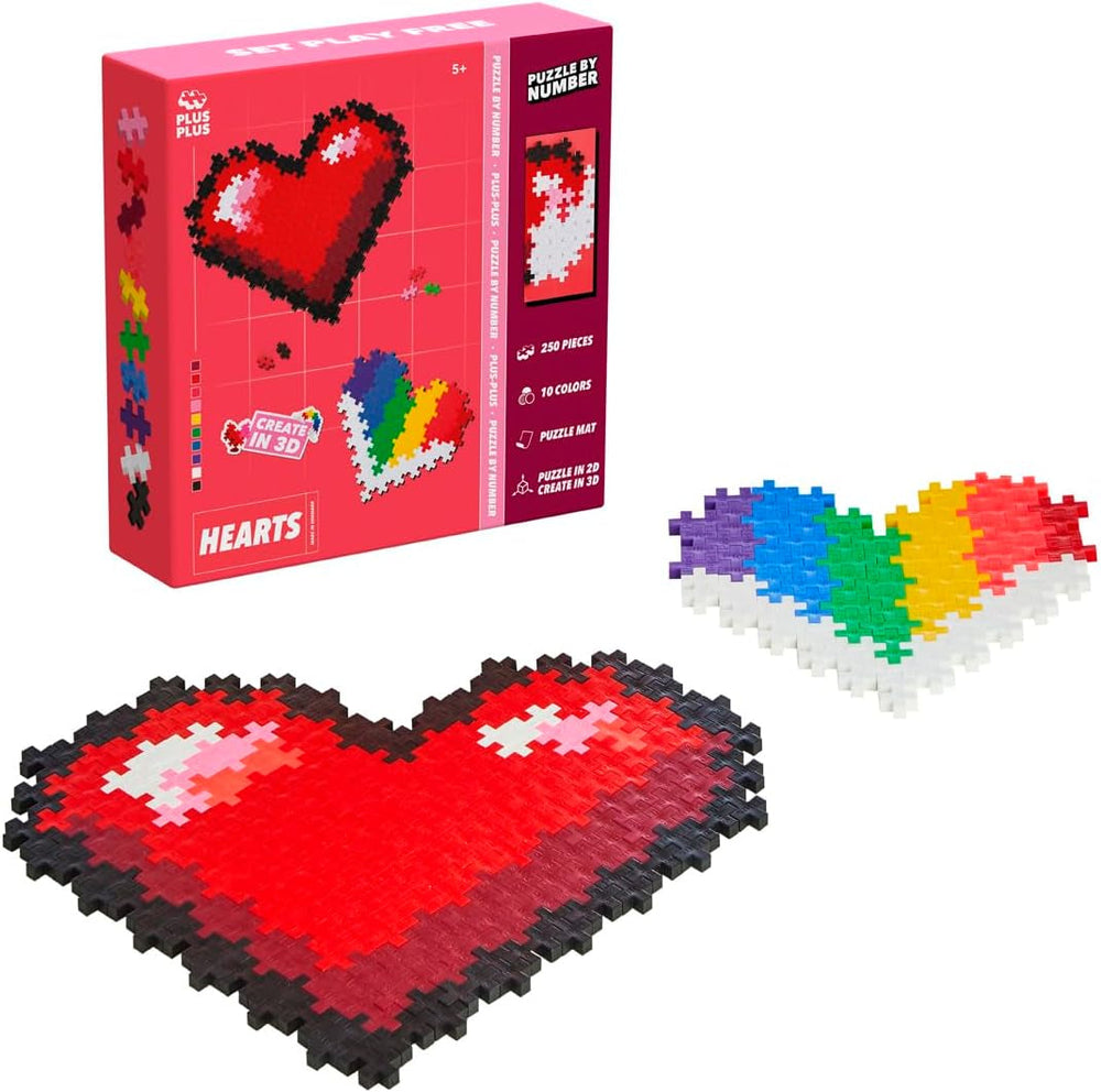 Plus-Plus 9603929, Geniales Konstruktionsspielzeug, Puzzle Einhorn, Kreativ-Bausteine, 250 Teile