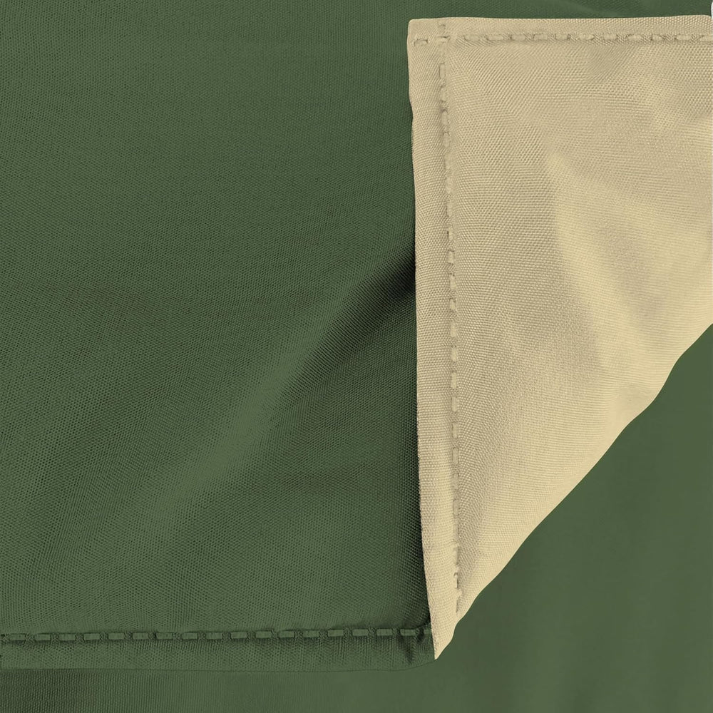 Basic winter quilt, plain and lined, dark green / cream, 200X245Cm Duvets and quilts Naty Shop