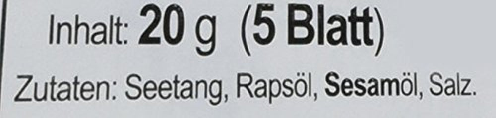 Dongwon Seetang, geröstet, gewürzt (1 x 20 g Packung)