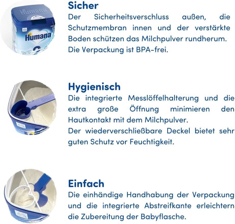 Humana PROBALANCE 2 follow-on milk, after the 6th month, 750 grams Mother and Child Naty Shop