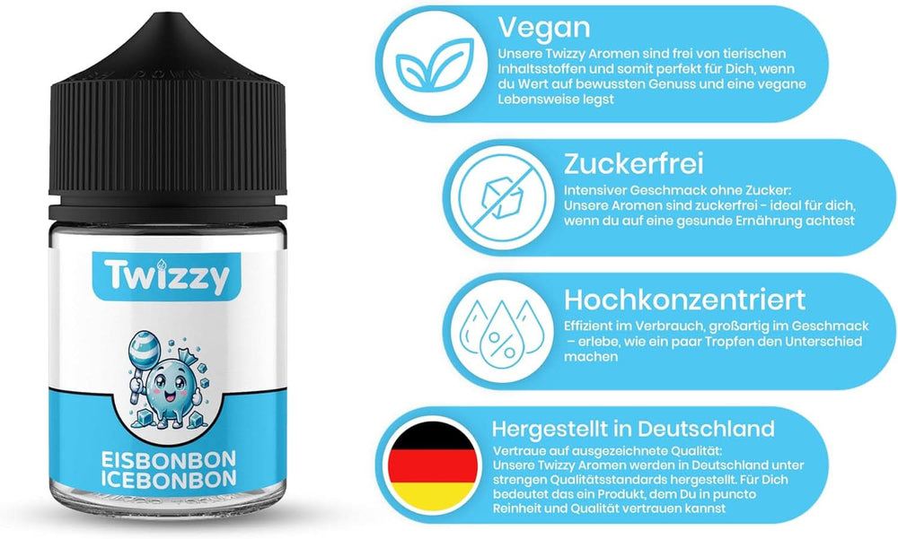Twizzy Concentrated Ice Candy Aroma, 60 ml Aromas Naty Shop