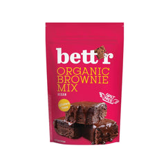 Bettr Organic Brownie Mix - Organic, vegan and gluten-free brownies with rich cocoa flavor, 6 x 400 grams Kitchen Naty Shop