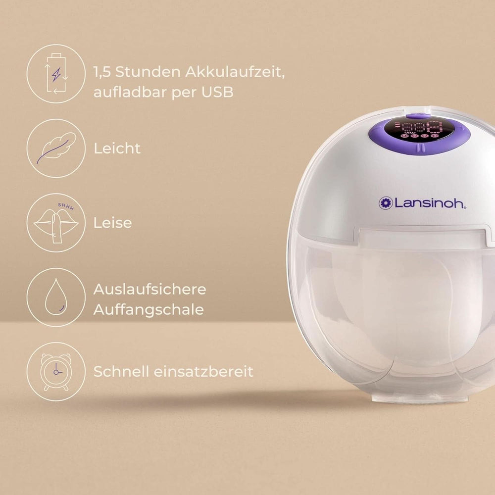 Lansinoh Portable electric breast pump Accessories Food and Breastfeeding Bebe Naty Shop