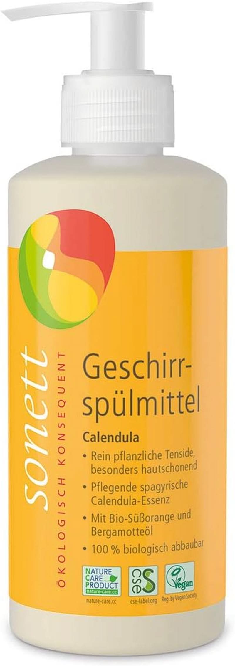 Lichid de spălat vase Sonett Calendula, 300 ml Detergenti Bucatarie Naty Shop 300 ml