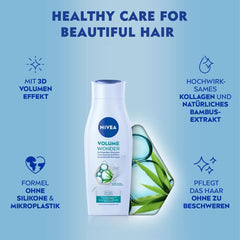 NIVEA Volume Wonder Strengthening shampoo, volumizing shampoo, 50 ml Shower and bath Naty Shop