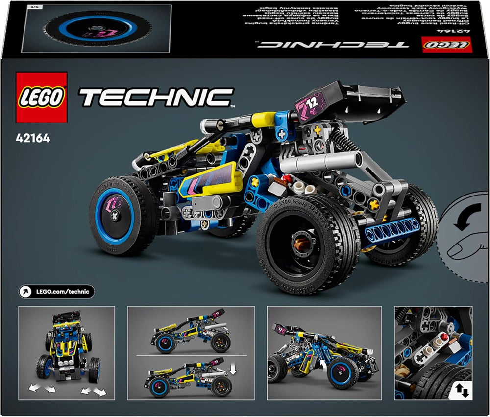 LEGO Technic Offroad Racing Buggy Car Toy for Kids Buggy Racing Car Building Kit Gift for Boys and Girls 8 Years Old Rally Car Model 42164 Building Sets Besuche den LEGO-Store