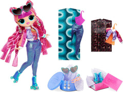 LOL Surprise OMG Fashion Doll 2er-Pack ROLLER CHICK & CHILLAX - Exklusive Puppen mit 40 Überraschungen inkl. Outfits und Accessoires - 2-in-1 Verpackungs-Spielset - Serie 3 - Für Kinder ab 4 Jahren