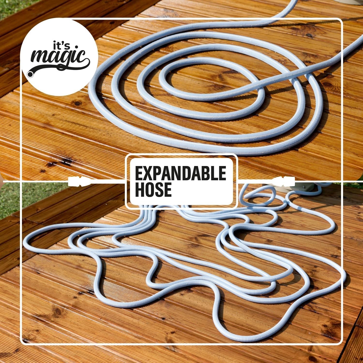 Magic Soft Smart 22,5 metri - Țeavă de irigații pentru grădini, anti-noduri, anti-torsiune, furtun de apă