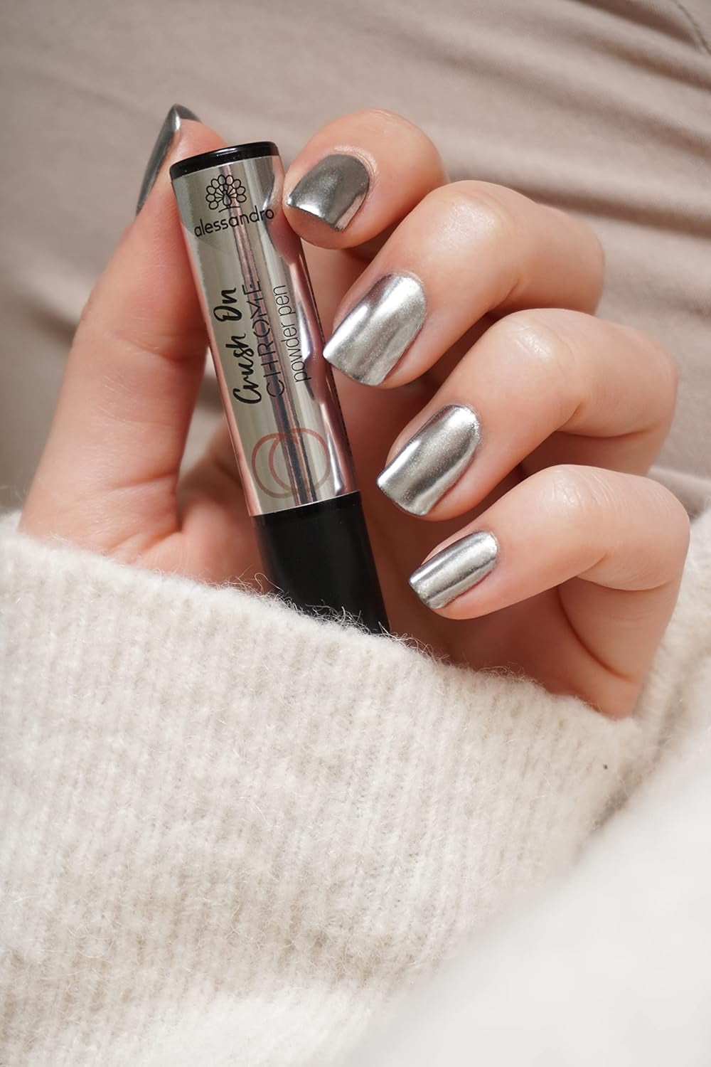 Set alessandro Striplac Peel or Soak Silver Crush On Chrome – Perfect nails in 15 minutes