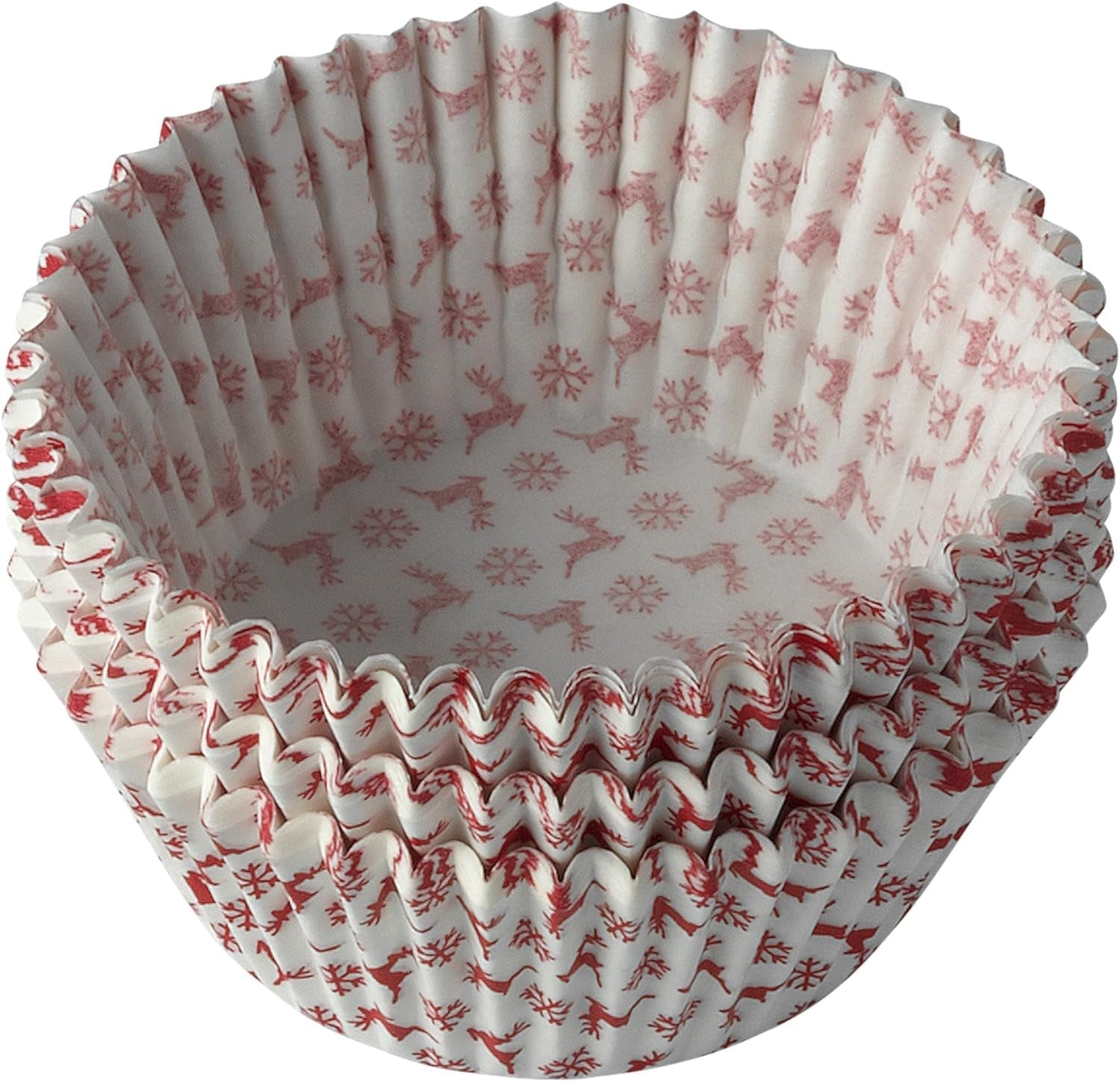 Original Kaiser Inspiration Muffinform-Set 2-Teilig, Muffinblech Mit Xmas Papierbackförmchen Für 12 Muffins, 38 X 27 Cm, Cupcake Form Antihaftbeschichte, Schwarz Molds and baking trays Naty Shop