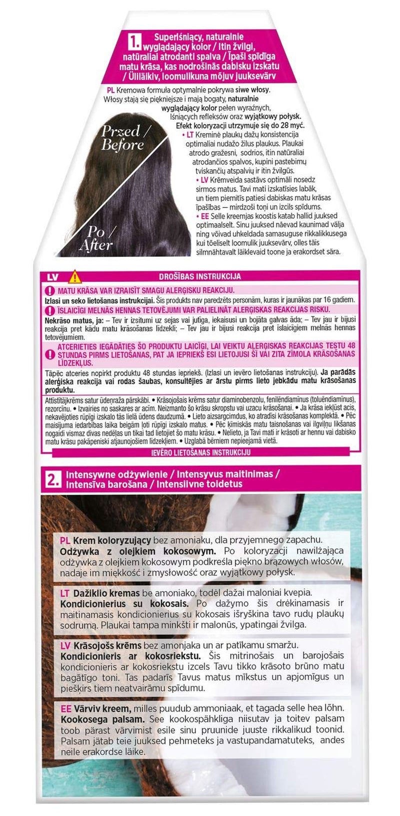 L'Oréal Paris Casting Crème Gloss 210 Culoare de păr - Albastru marin Negru Vopsea pentru par Naty Shop