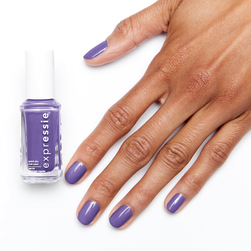 Essie quick drying nail polish "expression", vegan formula without animal ingredients, no. 560 choreo queen, purple, 1 x 10 ml