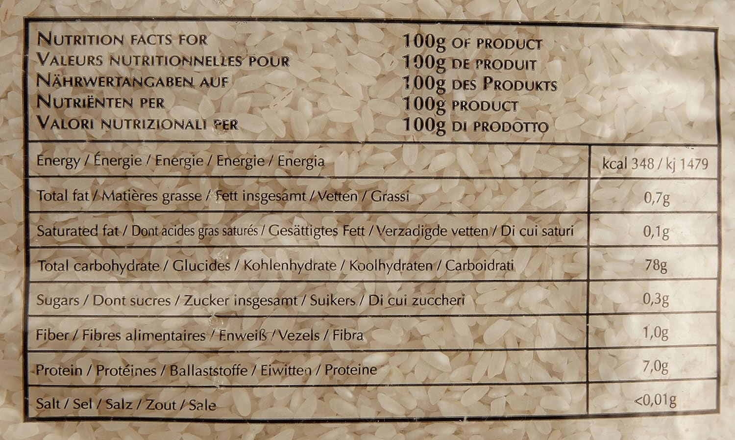 - Japanese Shinode rice, (1 x 10 kg)