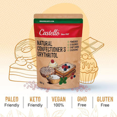 Natural Erythritol - Icing Sugar | 10G = 7G sugar, 850 grams Sweeteners Naty Shop