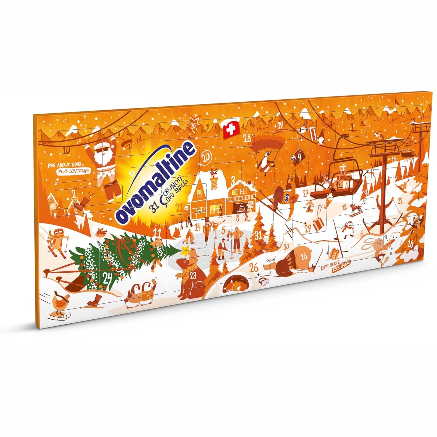 Ovomaltine OVO BREAK Wafer and Chocolate Bar - a crunchy snack with the unmistakable taste of our popular Creme Crocante, naturally without palm oil (4 x 39g)