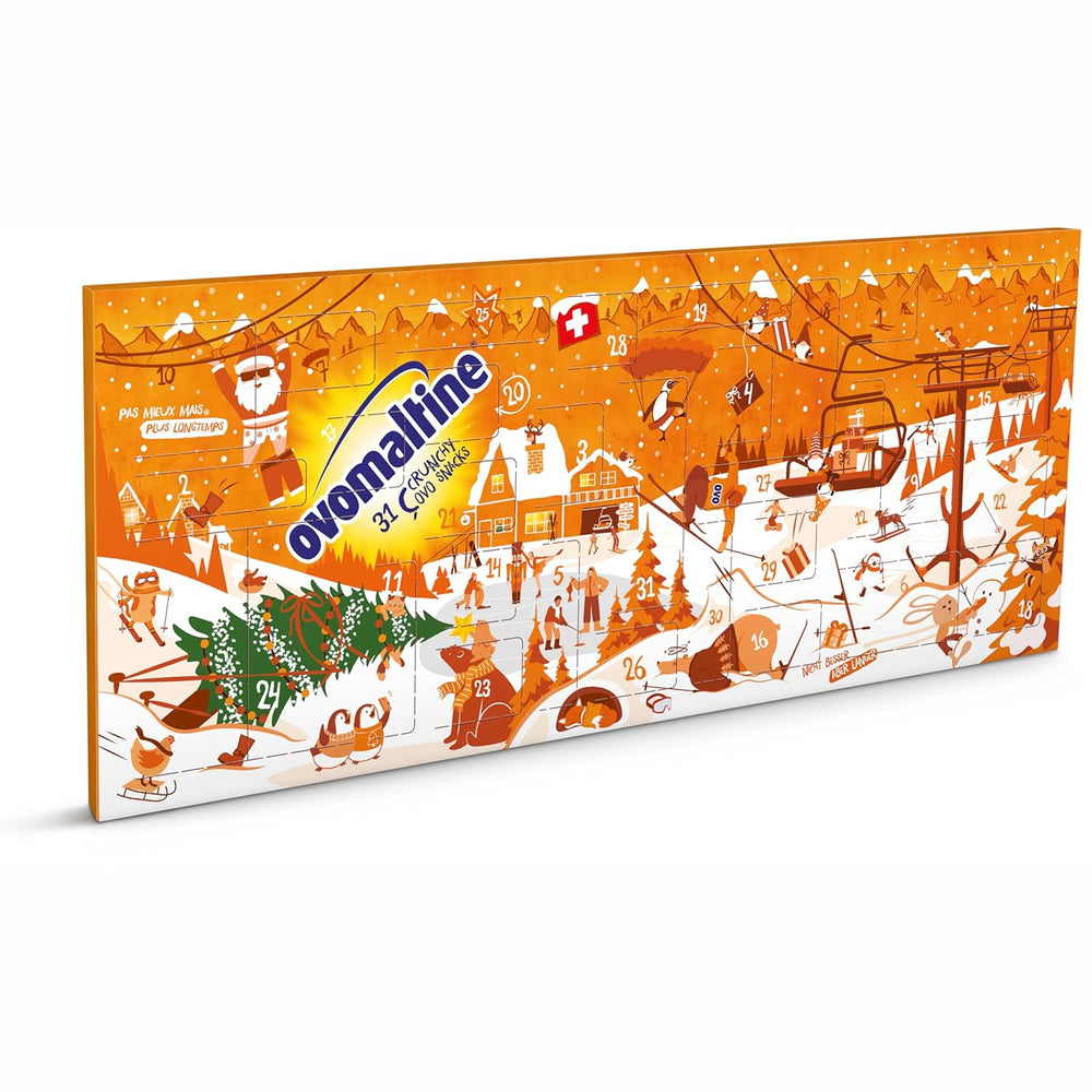 Ovomaltine OVO BREAK Wafer and Chocolate Bar - a crunchy snack with the unmistakable taste of our popular Creme Crocante, naturally without palm oil (4 x 39g)