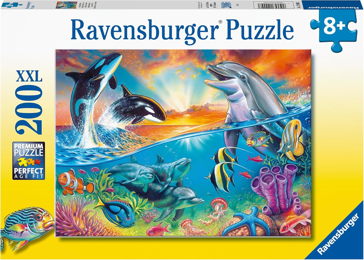 Ravensburger puzzle for children - 12900 Ocean dwellers - Underwater puzzle for children aged 8+ with 200 pieces in XXL format Puzzle Naty Shop Default title