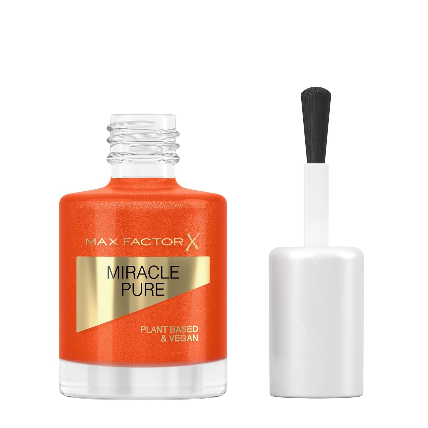 Max Factor Miracle Pure Nail, Ultra-Glossy, Intensely Colored Nail Polish with the Shine of Healing Crystals and Nourishing Ingredients, Color 430 Bold Jasper