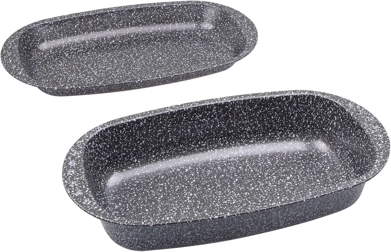 C|H|G Brotback- Und Bratenform Mit Deckel "Granito", Skandia Xtreme Plus: 4-Fach Antihaftbeschichtung in Granitoptik, 37 X 20 X 7 Cm, Made in Germany Molds and trays for baking Naty Shop