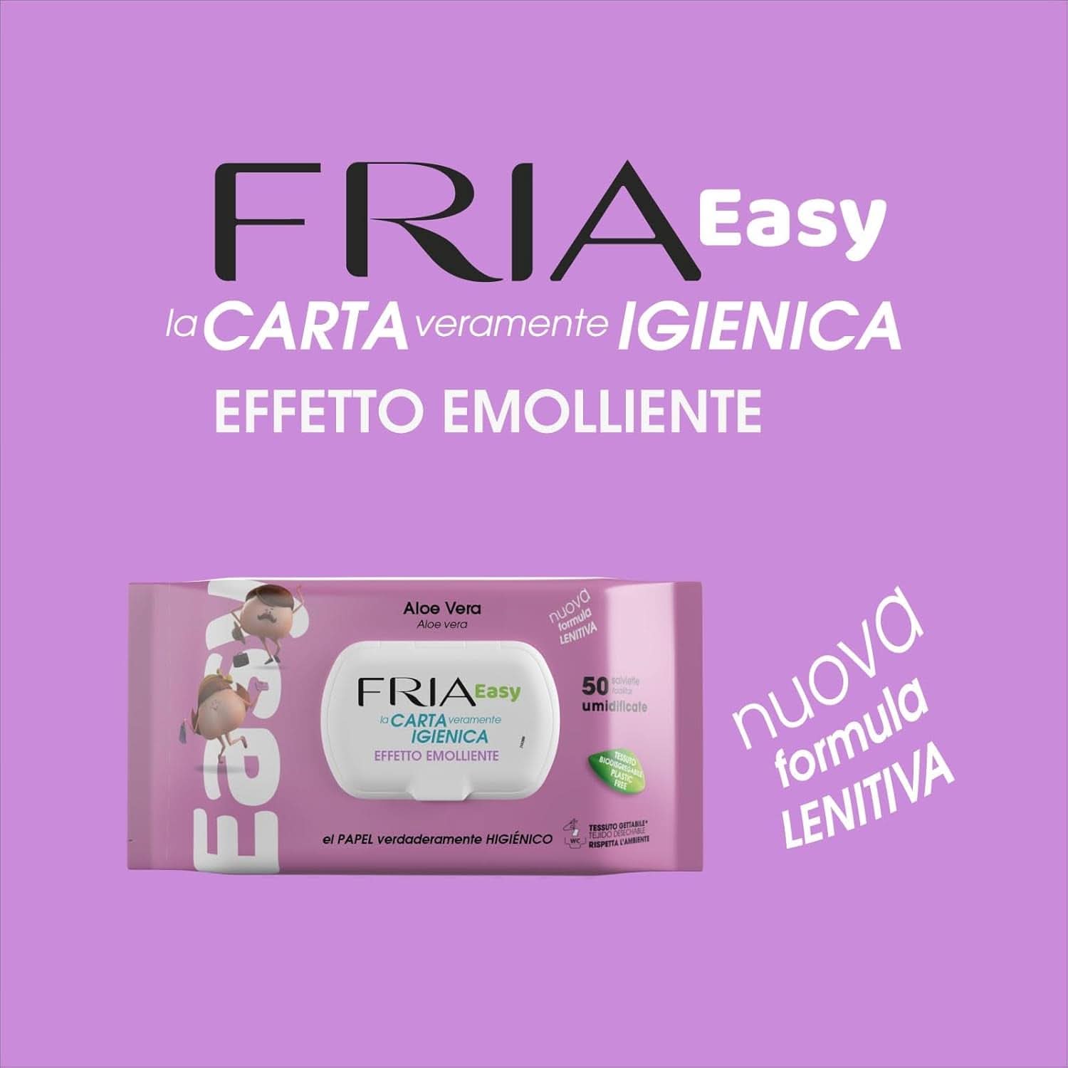 Fria, wet wipes, 2 different fragrances, 2 x 50 pieces Baby Wet Wipes Naty Shop
