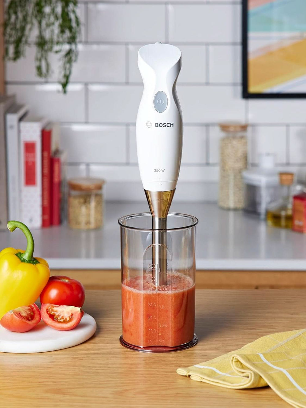 Haushaltsgeräte MSM6B500 Stand mixer, 350 W, Silber/Weiß Kitchen Naty Shop